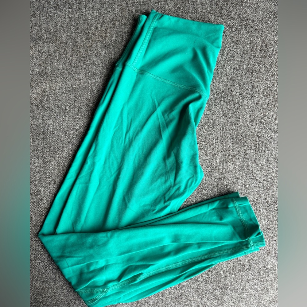 Lululemon align pant . Green/teal size 6